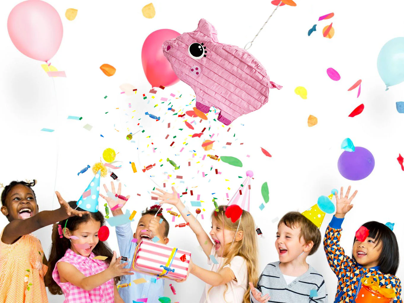 Pink Pig Pinata - Image 7